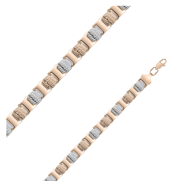 Браслет из комбинированного золота